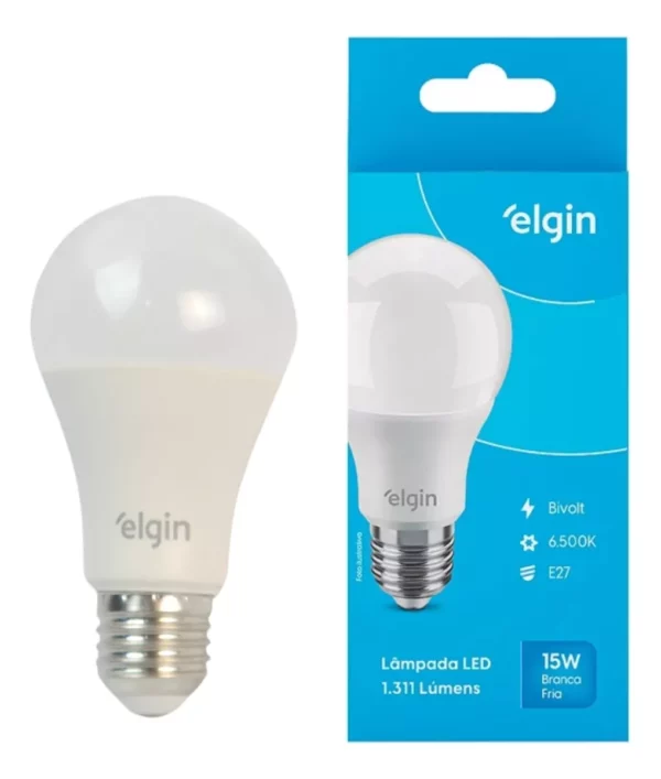 Lâmpada LED BULBO 15W 3K ELGIN